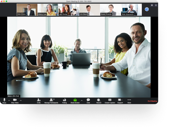 how do you only see the speaker video on a zoom conference call
